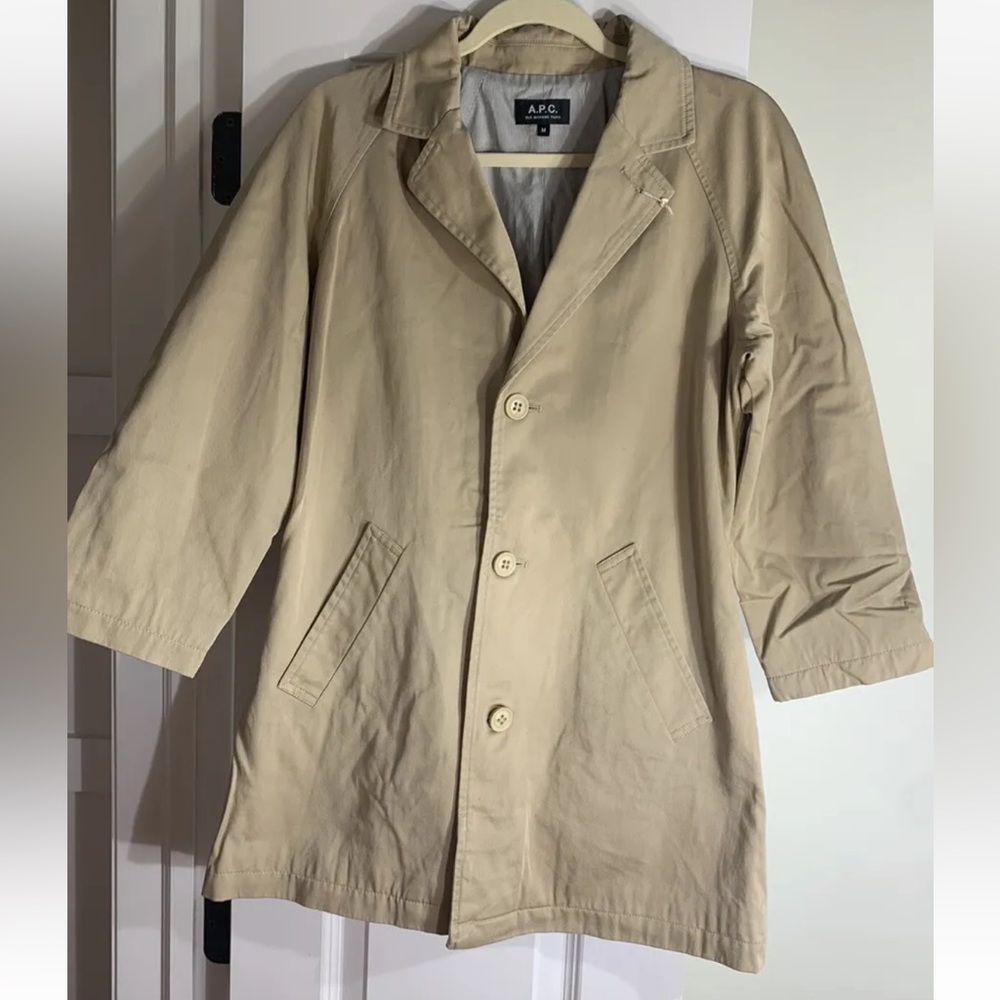 A.P.C. Short Trench Coat Jacket M